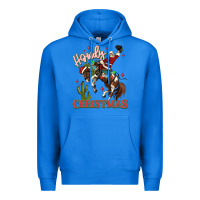 True Royal howdy christmas cowboy santa Premium Hoodie - MaliasSmallBusiness