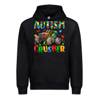 Black autism crusher Urban Hoodie - LillyAllenDesigns