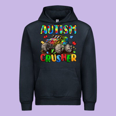 Autism Crusher Urban Hoodie Designed By Lillyallendesigns