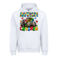 White autism crusher Urban Hoodie - LillyAllenDesigns