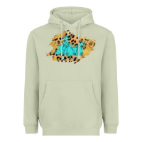 Matcha glitter leopard turquoise patch Heavyweight Hoodie - AdoDesignShop