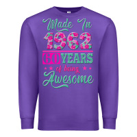 Purple made in 1962, 60 years of being awesome Premium Sweatshirt - Jasminsmagicworld
