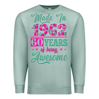 Seafoam made in 1962, 60 years of being awesome Premium Sweatshirt - Jasminsmagicworld