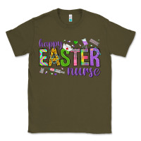 Army Green happy easter nurse Classic Tee - Neo Western