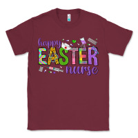 Burgundy happy easter nurse Classic Tee - Neo Western
