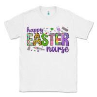 White happy easter nurse Classic Tee - Neo Western