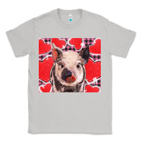 Moon Dust valentine's day glitter hearts pig Classic Tee - BarkalooDesign