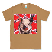 Toasted Coconut valentine's day glitter hearts pig Classic Tee - BarkalooDesign