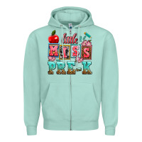 Seafoam little miss pre k Zipper Hoodie - AdoDesignShop
