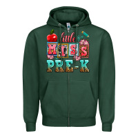 Sports Green little miss pre k Zipper Hoodie - AdoDesignShop