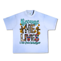 Grape Ice because he lives i can face tomorrow Urban Heavy Tee - Zillion Design Studio