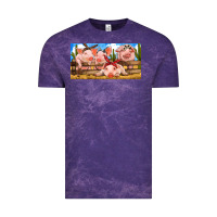 Cloud Purple Pig Farm Vintage Tee - RanaPortraitStore
