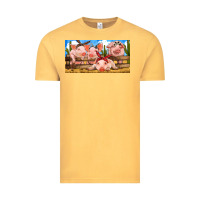 Vintage Mustard Pig Farm Vintage Tee - RanaPortraitStore