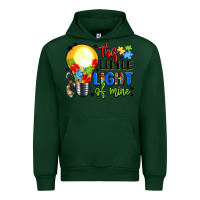 Forest Green this little light of mine Urban Hoodie - LillyAllenDesigns
