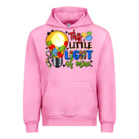 Fuchsia Pink this little light of mine Urban Hoodie - LillyAllenDesigns