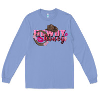 Colony Blue howdy honey valentine's day Long Sleeve Tee - FaDigitalArtStudio