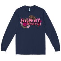 Navy howdy honey valentine's day Long Sleeve Tee - FaDigitalArtStudio