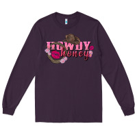 Plum howdy honey valentine's day Long Sleeve Tee - FaDigitalArtStudio