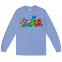 Colony Blue autism coffee cup with sunflower Long Sleeve Tee - AdoDesignShop