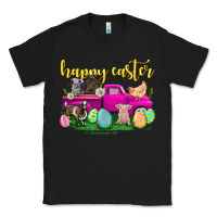 Black happy easter truck with farm animal Classic Tee - Neo Western
