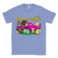 Colony Blue happy easter truck with farm animal Classic Tee - Neo Western