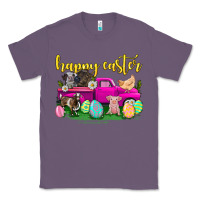 Lavender happy easter truck with farm animal Classic Tee - Neo Western