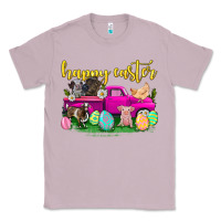 Lilac happy easter truck with farm animal Classic Tee - Neo Western