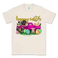 Natural happy easter truck with farm animal Classic Tee - Neo Western