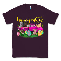 Plum happy easter truck with farm animal Classic Tee - Neo Western