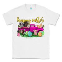 White happy easter truck with farm animal Classic Tee - Neo Western