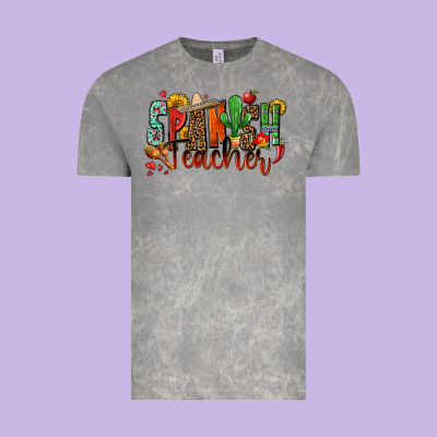 Spanish Teacher Vintage Tee Designed By Zillion Design Studio