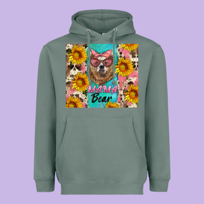 Mama Bear Heavyweight Hoodie Designed By Artiststas