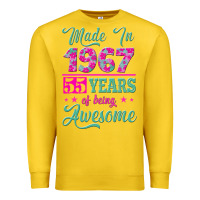 Lemon made in 1967, 55 years of being awesome Premium Sweatshirt - Jasminsmagicworld
