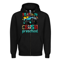 Black ready to school crush preschool Zipper Hoodie - AdoDesignShop