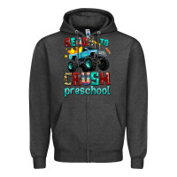 Charcoal Heather ready to school crush preschool Zipper Hoodie - AdoDesignShop