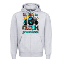 Heather Grey ready to school crush preschool Zipper Hoodie - AdoDesignShop