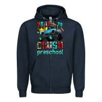Navy ready to school crush preschool Zipper Hoodie - AdoDesignShop