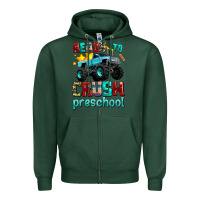Sports Green ready to school crush preschool Zipper Hoodie - AdoDesignShop