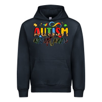 Navy autism acceptance Urban Hoodie - LillyAllenDesigns