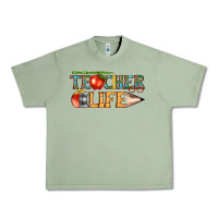 Oil Green teacher life Urban Heavy Tee - texasbilliewilder