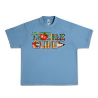 Pebble Blue teacher life Urban Heavy Tee - texasbilliewilder