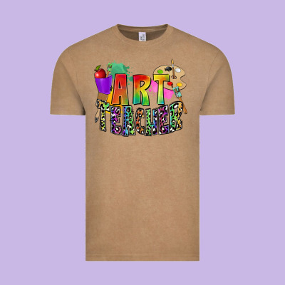 Art Teacher Vintage Tee Designed By Zillion Design Studio