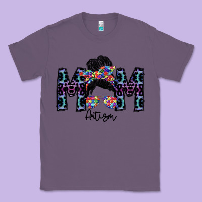 Mom Autism Classic Tee Designed By Sublimationcraftshop