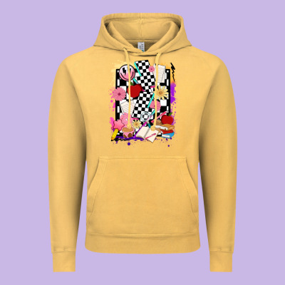 Teacher Vintage Hoodie Designed By Jahusdesignshop