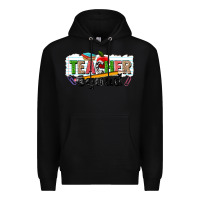 Black teacher squad Premium Hoodie - NancyCooperArtShop