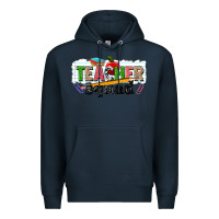 Navy teacher squad Premium Hoodie - NancyCooperArtShop