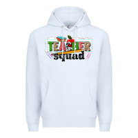 White teacher squad Premium Hoodie - NancyCooperArtShop