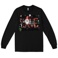 Black for the love of the christmas Long Sleeve Tee - CowhideDigitalArt