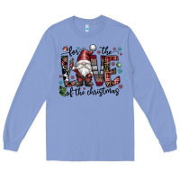 Colony Blue for the love of the christmas Long Sleeve Tee - CowhideDigitalArt