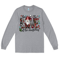 Heather Grey for the love of the christmas Long Sleeve Tee - CowhideDigitalArt